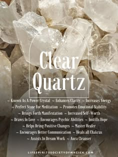 Crystals Book, Magickal Correspondences, Quartz Meaning, Crystal Guide, Crystals Healing Properties, Higher Learning, Crystal Therapy, Power Crystals, Crystal Healing Stones