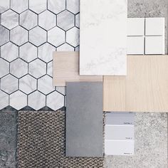 an instagram page with different types of tiles and flooring on top of each other