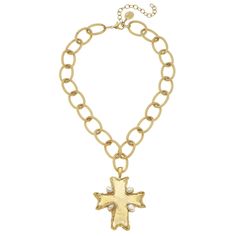 Susan Shaw Modern Cross Chain Necklace Elegant Gold Cross Chain Necklace, Gold Cross Chain Necklace Elegant Style, Gold Necklaces With Cross Pendant And Cable Chain, Gold Necklace With Cross Pendant And Cable Chain, Gold Jewelry With Cable Chain Cross Pendant, Gold Cross Pendant Cable Chain Jewelry, Gold Cross Pendant Necklace With Cable Chain, Gold Cross Pendant Jewelry With Cable Chain, Gold Cross Pendant Necklace On Cable Chain