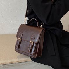 Cyflymder Elegant Female Solid color Tote bag New High quality PU Leat – cyflymder Tas Bahu, Handbag Vintage, Womens Designer Handbags, Women Leather Backpack, Pretty Bags, Waist Bags, Designer Handbag, Shoulder Messenger Bag, Designer Backpacks