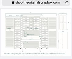 the diagram shows how to build a storage rack for your kitchen or dining room cabinet