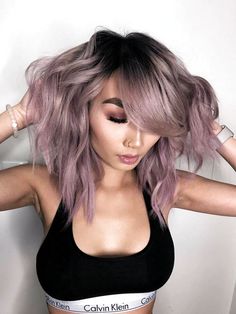 Lavender Hair Pastel, Hair Luxury, Luxury Hair Extensions, Ombre Hair Blonde, Lilac Hair, Hair Color Pastel, Lavender Hair, Pinterest Hair, Raw Hair