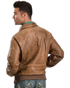 Scully Men's Vintage Bomber Jacket, Brown Leather Jacket For Men, Jacket For Men, Bomber Jackets, Leather Jacket Men, Faux Leather Jackets, Lambskin Leather, Lightweight Jacket, Leather Men, Vintage Men