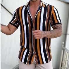 Das AntoniosClothing Vintage Striped Shirt ist in einer Reihe von zeitlosen Farben und einem Vintage-Streifenmuster erhältlich und entspricht sowohl dem klassischen als auch dem modernen Geschmack. Der verstärkte Kragen behält seine Form bei, während die knitterfreie Verarbeitung dafür sorgt, dass Sie den ganzen Tag lang gut aussehen. Mit einem vielseitigen Design, das sich für legere, geschäftliche oder formelle Anlässe eignet, sind unsere Hemden ein Muss für Ihre Garderobe.


 






Material: Oversized Shirt Men, Mens Shirt Pattern, Summer Shirts Men, Blouse Man, Streetwear Mode, Mode Casual, Mens Stripes, Simple Shirts, Men Shirt Style