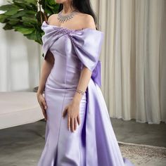 Elegant Off Shoulder Lilac Evening Dress with Overskirt SF084 – DreamyVow Gowns Black, Evening Dresses Cocktail, Celebrity Pink, Red Gowns, فستان سهرة, Dress 2024, Mermaid Evening Dresses, Dresses Elegant, Elegant Red