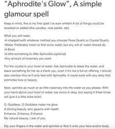 #witch #witchy #spells Shower Spells Witch, Acne Spell Witchcraft, Beauty Rituals Witchcraft, Spell For Bigger Breast, Beach Witch Aesthetic, Attention Spell, Beauty Spells Witchcraft, Baby Witch Spells, Beauty Witchcraft