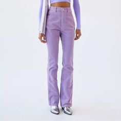 Help Me Find These Purple Corduroys! Size 24 Pleeeeeease. They Were Sold At Urban Outfitters. Wrangler Jeans Womens, Wrangler Jeans Women's, Ultra Low Rise Jeans, Velvet Bell Bottoms, Cargo Work Pants, Wrangler Pants, Corduroy Pants Women, Vintage Wrangler Jeans, Western Jeans