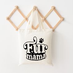 Looking for a cute tote bag to carry all your essentials this summer? This cute Fur Mama Bold bag will be perfect to add to your collection. Perfect for a day at the beach or every day life! Fun White Bags For Shopping, White Canvas Shoulder Bag For Mother's Day, White Beach Bag With Letter Print, Trendy White Beach Bag With Letter Print, Fun Rectangular Bag With Letter Print, Trendy White Beach Bag As Gift, Fun White Tote Bag, White Fun Tote Bag, White Shoulder Bag With Letter Print For Mother's Day