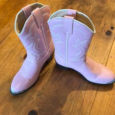 Durango Pink Western Boots, Never Worn. Cute Pink Closed Toe Boots, Pink Western Boots, Pink Ankle-high Western Boots, American Flag Kids, Brown Western Boots, Durango Boots, Boys Cowboy Boots, Rodeo Boots, Pink Cowboy Boots