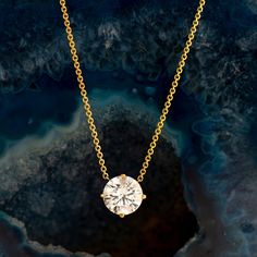 Classic & minimal solitaire necklace featuring a round diamond made in 14k or 18k gold. - The images show the necklace set with 0.90ct diamond size. This listing is for YELLOW GOLD. You can order other yellow and white from the following links: ● Rose gold - https://www.etsy.com/listing/1138521342/ ● White gold - https://www.etsy.com/listing/1138525278/ ♦ CENTER DIAMOND SPECIFICATIONS ♦ Shape: Round Total Carat Weight: Choose from the menu above. Color: I + Clarity: SI + ♦ We work with high-qual Wedding Ring Sets Unique, Solitaire Necklace, Moissanite Necklace, Diamond Solitaire Necklace, Solitaire Necklaces, Diamond Ring Settings, 14k Gold Necklace, Necklace Minimalist, Wedding Jewellery Necklace