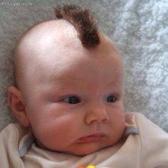 mohawk haircut (not real, but funny) Men With Mohawks, Baby Mohawk Haircut, Dad Haircut, Short Boys Haircut Trendy, Mohawk Boys, Boy Cut For Girl, Baby Haircuts, Baby Boy Haircut