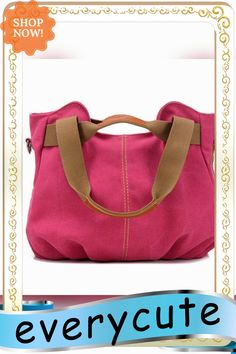 Vintage Canvas Tote Handbag Crossbody Bag Casual Pink Canvas Satchel, Crossbody Canvas Bag For Errands, Casual Pink Handheld Hobo Bag, Pink Canvas Bag For Errands, Versatile Pink Shoulder Bag With Pockets, Pink Casual Satchel Hobo Bag, Casual Pink Satchel With Top Carry Handle, Casual Pink Satchel Hobo Bag, Casual Pink Crossbody Canvas Bag