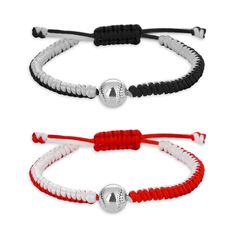 PRICES MAY VARY. 【Sporty Double Chain Set】Stylish baseball bracelets not only includes two bracelets, but also combines sporty style with fashionable design. Equipped with two contrasting colors, it adds a dynamic touch to your outfit. Whether you are a baseball fan or a fashion-conscious individualist, you can find your own style. 【Durable Size】Braided adjustable bracelet is made of high-quality polyester rope, which is durable and not easy to deform or wear. The carefully woven knot design is Baseball Bracelets, Find Your Own Style, Baseball Bracelet, Bracelets Adjustable, Baseball Gifts, Knot Design, Baseball Fan, Initial Bracelet, Double Chain