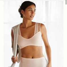 Brand New And Sold Out Online! Feminine Seamless Camisole For Loungewear, Loungewear Camisole With Built-in Bra, Loungewear Cami Sports Bra, Camisole Bra For Loungewear, Spring Loungewear Bra With Removable Pads, Cami Bra For Loungewear, Soft Touch Bra For Summer Loungewear, Feminine Stretch Bra With Medium Bust Support, Pink Nursing Bra With Built-in Stretch