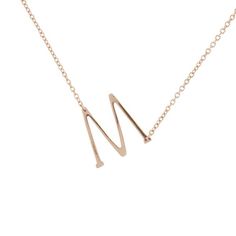 M Initial Necklace, M Initial, Letter Necklace Silver, M Necklace, Initial Necklaces, Letter M, Monogram Necklace, Fun Fashion, Personalized Initials