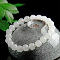 Beautifully Crafted Classic White Jade Bead Stretch Bracelet Natural White Jade Bead Gemstones. Top Quality, Brand New, Handmade, Never Been Worn. Lead, Nickel Free. Perfect For Any Day, Special Occasion Gift Wedding Anniversary Banquet Dating Birthday Party Promise Prom Dance Christmas Holiday Stocking For Yourself Mom Women Sister Daughter Girl Teen Friend. Free $18 Gift Of Your Choice In My Listings W/Purchase Of Two Or More Items. Please Send Offers And Questions. Material: Natural White Jad Dance Christmas, Vintage Beaded Bracelet, Jasper Bead Bracelet, Brighton Bracelets, Prom Dance, Pink Watch, Gift Wedding Anniversary, 8mm Beads, Holiday Stocking