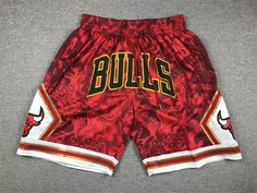 Jersey Outfit Men, Lunar New Year 2023, Nba Basketball Shorts, Nba Shorts, Bulls Logo, Phil Jackson, Sport Clothes, Jogging Shorts, Bull Logo