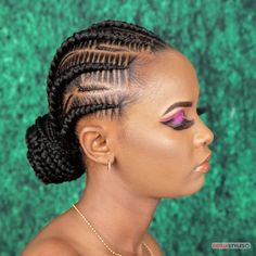 Ghana Braids Styles 90 Most Elegant Braided Hairstyles for Ladies Gana Weaving, Gana Weaving Hairstyles, Ghanian Lines Hairstyles Latest, Nigerian Hairstyles, Ghana Weaving Styles, Weaving Hairstyles, Ghana Braid Styles, Ghana Braids Hairstyles, Latest Hair Braids