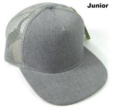 This listing is for a Snap back which can be made with an embroider patch/ or can be with a vinyl design,it is structured with a classic fit, flat brim, and full buckram. This snapback has adjustable snap closure that makes it comfortable for a, one-size-fits-most hat. Leave a note with the following if you want a patch: (color of threads are almost endless ) color of fabric (for patch) color threading for the outside of circle OR rectangle color of the outer letter (applies only to puff font) color of the font/or (inner letter Puff font) Leave a note with design already listed in shop or a custom one with color you are wanting the design to be. Junior/Kids Wholesale JUNIOR Trucker 5 Panel Snapback Caps - Plain Excellent Quality Guaranteed Plain Fashion Snapbacks in Trend Features a Firm R Gray Adjustable Snapback Flat Cap, Gray 5-panel Baseball Cap One Size Fits Most, Gray 5-panel Baseball Cap, One Size Fits Most, Gray 5-panel Baseball Cap One Size, Plain Fashion, Snapback Caps, Snap Back, Snap Backs, Vinyl Designs