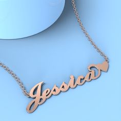 Jessica name necklace Silver Custom Necklace with little heart unique gifts Add something extra special to your jewelry box with Name Necklace Official engravable necklaces.
									The Jessica's name necklace with little heart unique gifts Silver is best gifts for Jessica. Name Necklace Official provides affordable engravable jewelry that won't 
									break the bank. In addition, these pieces make for very thoughtful and appreciated gifts for friends and family. 
									And whether valent Jessica Name, Engravable Jewelry, Name Necklace Silver, Necklace Rose, Engraved Jewelry, Gifts Birthday, Engraved Necklace, Gifts Wedding, Gifts Christmas