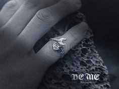 This magnificent ring, which is a masterpiece of handcraft, is made of 925 sterling silver. It is completely handcrafted.If you want to customize any animal ring, please contact me. PRODUCT DETAILS * Made to Order * Certified 925 sterling silver * Your ring comes in a pretty ring box. * Width: 18.4 mm * Weight: about 3.3 g RING SIZE *The best way to learn your finger size is to see a jeweler. However if it is not possible please look at our ring size chart in last picture. There you can find out Punk Style Silver Promise Ring Jewelry, Handmade Punk Rings For Gift, Handmade Punk Rings As Gift, Punk Style Sterling Silver Rings In Silver, Punk Style Sterling Silver Rings, Silver Sterling Silver Punk Rings, Punk Style Sterling Silver Ring As Gift, Silver Sterling Punk Rings, Handmade Silver Skull Ring