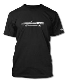 a black t - shirt with an old car on it