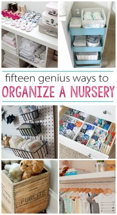 there are many different ways to organize a nursery closet