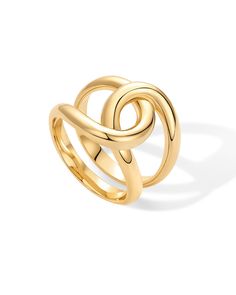 PRICES MAY VARY. Elevate your style with our unique chunky interloop ring, crafted for both comfort and versatility. The design features a band that is 3mm wide that interlocks expanding to a total width of 16mm. Ideal for everyday elegance or special occasions, it adds a touch of sparkle to any outfit, this ring strikes the perfect balance between elegance and statement. Crafted with love, our ring features 14k yellow gold plating that is 100% nickel, cadmium, lead-free, and hypoallergenic maki Gold Rings Stackable, Dangle Necklaces, Chunky Rings, Toggle Bracelet, Jewelry Images, Ring Sizes, Bracelet Collection, Ring For Women, Stackable Rings