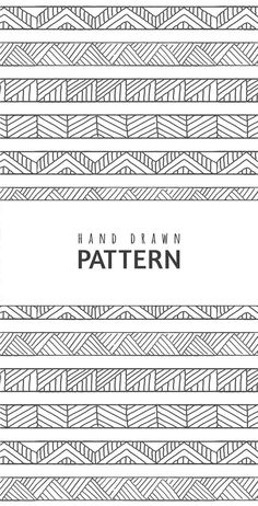 the hand drawn pattern is shown in black and white, with an intricate design on it