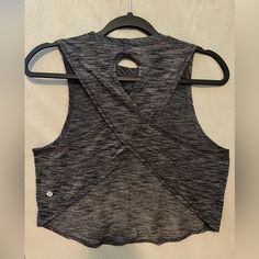 Fast As Light - Open Back Crisscross Tank In Heather Gray. Length Is Between Cropped And Hip. Never Worn, No Tags. Casual Cross Back Sports Top, Casual Sports Top With Cross Back, Casual Sports Tops With Cross Back, Casual Cross Back Tops For Gym, Heather Gray, Criss Cross, Open Back, Heather Grey, Lululemon Athletica