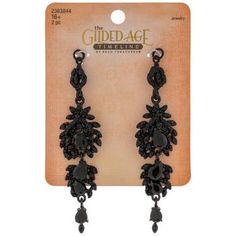 Dimensions: 3.48" x 0.85" Material: Metal & Plastic Color: Black Age Grade: 16+ Quantity: 2 Add elegance to any of your jewelry projects with these Black Chandelier Drop Pendants! Each sparkly pendant has a black metal body with complementary black rhinestones on top. Create a stunning pair of earrings or add them to a necklace for a classic look! Jewelry Charms Pendants, Gilded Age, Black Chandelier, Shiny Things, A Necklace, Black Rhinestone, Drop Pendant, Jewelry Projects, Hobby Lobby