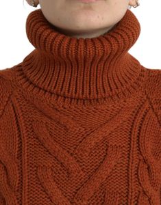 DOLCE & GABBANA Gorgeous brand new with tags, 100% Authentic Dolce & Gabbana turtleneck wool knit pullover sweater. Model: Pullover Colour: Brown Material: 65% Virgin Wool 35% Cashmere Logo details Made in Italy Brown Turtleneck, Turtleneck Pullover, Knit Turtleneck, Denim Jacket Men, Dolce E Gabbana, Wool Knit, Brown Sweater, Knitted Pullover Sweaters, Dolce & Gabbana