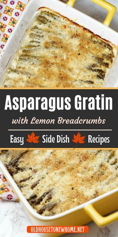 Asparagus Gratin Creamed Asparagus Recipes, Brunch Asparagus, Asparagus Salad Recipes, Asparagus Gratin, Asparagus Side Dish Recipes, Asparagus Side, Asparagus Side Dish, Spring Flavors, Best Asparagus Recipe