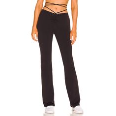 The Airbrush High-Waist Cinch Flare Legging, Made With Smoothing Airbrush Fabric, Features A Micro Waistband With An On-Trend, Customizable V-Waist Ties, A Front Cinch And A Flared Fit. Show It Off With A Crop Top And Slides. Details Sculpting Signature Airbrush Fabric Cinched Front, Waist Ties & Flared Fit 4-Way Stretch Moves With You Designed & Uniquely Fit To Flatter Every Size Measurements Waist Flat Across: 10 In Rise: 6.5 In Inseam: 32 In No Flaws. Never Worn. Excellent Condition. Tags Sti Alo Yoga Stretch Elastane Bottoms, Alo Yoga High Stretch Athleisure Bottoms, Alo Yoga Stretch Bottoms, Alo Yoga Stretch Bottoms For Yoga, Fitted Black Alo Yoga Pants, Sporty High Stretch Alo Yoga Bottoms, Stretch Sports Pants With Drawstring, High Stretch Sporty Pants By Alo Yoga, Alo Yoga High Stretch High Waist Bottoms