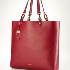 Brand New, Red Ralph Lauren Tote Bag. Perfect For School/Work. Ralph Lauren Elegant Shoulder Bag For Errands, Ralph Lauren Shoulder Bag With Gold-tone Hardware For Shopping, Ralph Lauren Rectangular Shoulder Bag For Errands, Rectangular Ralph Lauren Shoulder Bag For Errands, Chic Burgundy Square Bag, Chic Burgundy Square Bags, Ralph Lauren Tote Shoulder Bag For Errands, Elegant Square Bag For Errands, Ralph Lauren Luxury Shoulder Bag With Leather Handles