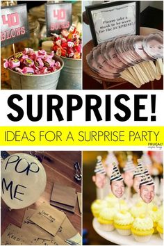 surprise ideas for a surprise party