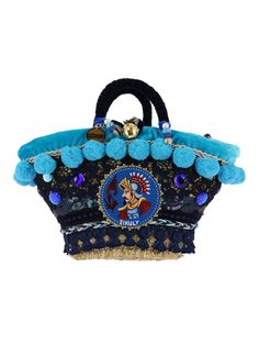 Sikuly - Handbag Shoulder Bag Women Sikuly - zaffiro, Women's Totes | Italist Top Designer Handbags, Womens Designer Handbags, Fancy Bags, Boho Bags, Art Bag, Diy Bag, Womens Tote, Luxury Women, Bag Women