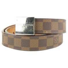 Louis Vuitton 75/30 Damier Ebene Belt 3LV325V Date Code/Serial Number: LB1013 Made In: Spain Measurements: Length: 35.75" Width: .1" Height: 1" OVERALL GOOD minus CONDITION ( 6.75/10 or B- ) Signs of Wear: Length in Inches to First Hole: 27.5" Length in Inches to Last Hole: 31.5" Size: 75/30 Front Side of Strap: Very Minor Scuffing, Very Minor Marks Back Side of Strap: Minor Darkening, Minor Fading Strap Edges: Minor Canvas Separation From Leather Holes: Very Minor Scuffing Buckle: Some Scratche Louis Vuitton Belt, Damier Ebene, Casual Fashion, Fashion Accessories, Louis Vuitton, Buckle, Lips, Queen, Signs