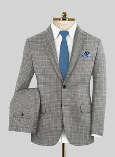 Immerse yourself in the seamless blend of opulence and fashion with our Loro Piana Niccolo Wool Suit. Expertly crafted from pure wool fabric and embellished with a sophisticated plaid pattern, the classy shade of gray not only harmonizes with the distinguished brown base but also introduces a subtle contrast that captures attention without being ostentatious. Whether destined for a wedding, a formal daytime affair, or simply as a refined addition to your personal style, this suit epitomizes sart Green Tweed Suit, Brown Tweed Suit, Blue Linen Pants, Shade Of Gray, Tweed Sport Coat, Tweed Pants, Herringbone Tweed, Tweed Suits, Linen Suit