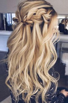 Hairstyle Bridesmaid, Makeup Tip, Romantic Wedding Hair, Ball Hairstyles, Braid Hairstyle, Long Layered Haircuts, Pinterest Hair, Wedding Hairstyles Half Up Half Down, Wedding Hair Down