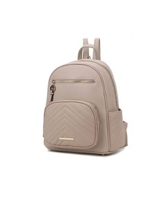 in stock Beige Backpack For On-the-go, Beige Softback Bag With Zipper Closure, Modern Beige Backpack For School, Trendy Beige Backpack, Beige Softback Bags With Zipper Closure, Modern Beige School Backpack, Beige Leather Softback Backpack With Adjustable Strap, Beige Leather Backpack With Adjustable Strap, Modern Beige Backpack For On-the-go