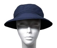 The perfect Rain Walker to keep your head dry during the spring/fall/winter rainfalls!  This large semi-brimmed hat is made from Dintex, a 3 layer polyurethane fabric that protects against wind and rain while allowing breathability and comfort.  The hat is available in three sizes with an adjustable slide buckle at center back that allows for size variations.  The small, medium, and large range will fit most heads.  Please note that only the side and front of the face is covered with this semi-b Rain Hat, Brimmed Hat, Wind And Rain, Textile Industry, Rainy Weather, Hat Cap, The Face, Accessories Hats, Winter Hats