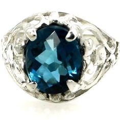 Stone Type London Blue Topaz Approximate Stone Size 10x8mm Approximate Stone Weight 3.3 ct Jewelry Metal Solid .925 Sterling Silver Approximate Metal Weight 2.4 grams Ring Size Size selectable during checkout Our Warranty A full year on workmanship Our Guarantee Totally unconditional 30 day guarantee The most incredible London Blue Topaz ever! Every now and then, you run across some stones that simply takes your breath away. Fantastic color, incredible cut, perfect clarity -- all combining to cr Family Jewellery, Jewelry Metal, Ring Stone, Wire Wrapped Rings, Swiss Blue Topaz, Wrap Rings, Fine Rings, London Blue Topaz, London Blue