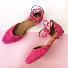 Hot Pink Colour Women's Closed-toe Sandals Ballerinas | Etsy UK Pink Round Toe Ballet Flats For Spring, Pink Closed Toe Ballet Flats For Spring, Spring Pink Closed Toe Ballet Flats, Pink Ballet Flats For Spring, Pink Spring Ballet Flats, Spring Pink Ballet Flats With Flat Heel, Pink Round Toe Flats For Spring, Spring Pink Flats, Pink Lace-up Sandals For Summer