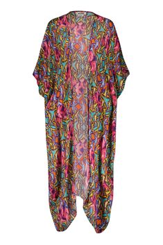 Afro Caribbean, Afro Punk Fashion, Kimono Wrap Dress, Easy Wrap, Sheer Cover Up, Kimono Wrap, Unique Dress, Sash Belt, French Seam