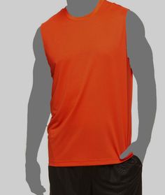 $30 Head Men's Orange Stretch Sleeveless Crew Neck Activewear Tank Top Size M Description Crew neckline Sleeveless Relaxed fit Pullover style Polyester Machine washable Imported About Us We sell only 100% authentic clothing from new with tags to gently used. We have a 100% authentic or money back guarantee on every item we sell. Items are listed daily so make sure to put us on your favorite! Most of our items come from a nationwide high end dept store. We have been in business for over 10 years Solid Moisture-wicking Sleeveless Vest, Sleeveless Orange Sports Top, Orange Sleeveless Sports Tank Top, Back In Black, Orange Tank Top, Designer Items, Coral Orange, Active Wear Tops, Sell Items