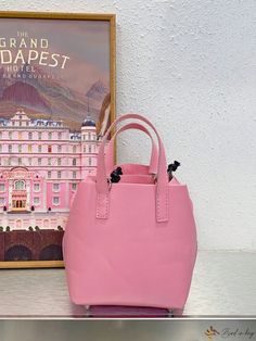 Bird in Bag - Elegant Evening Bag for Women's Formal Occasions Pink Casual Satchel For Shopping, Casual Solid Color Box Bag For Shopping, Casual Pink Satchel For Shopping, Pink Shoulder Bucket Bag For Shopping, Pink Bucket Bag For Daily Use, Pink Satchel Bucket Bag For Daily Use, Pink Crossbody Bucket Bag With Top Carry Handle, Spring Casual Box Bag For Shopping, Spring Shopping Satchel Box Bag