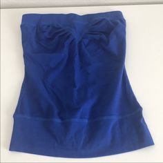 Tube Top Shirt Cotton. Color: Royal Blue Size: M Fitted Blue Cotton Top, Light Blue Fitted Workout Top, Spring Blue Workout Tops, Blue Workout Tops For Spring, Royal Blue Fitted Short Sleeve Top, Casual Royal Blue Summer Tops, Tube Top, Shirt Color, Royal Blue