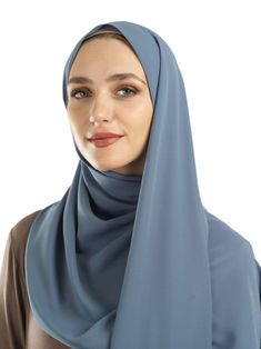 Discover the luxurious feel of our Korean Nida hijab. Made from a blend of nylon and polyester fibers, this mid-weight hijab boasts a smooth and soft fabric, perfect for everyday use. Experience a gorgeous drape and matte finish that will elevate your style to new heights. 70inch by 27in Modest Pants, Blue Korean, Dress Satin, Milk Silk, Silk Maxi Dress, Solid Dress, Matching Dresses, Modest Dresses, Modest Outfits