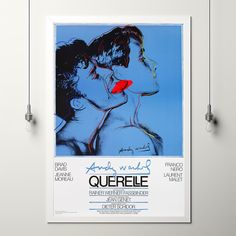 a movie poster with the words querele on it